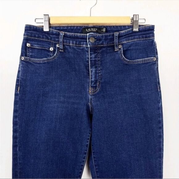 Ralph Lauren Black Label high waisted boot leg Jeans Size 8 - Picture 2 of 10